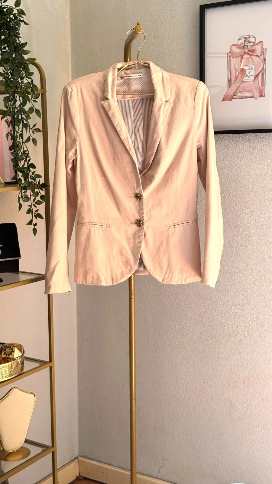 Lindo Blazer Rosa Pastel Stradivarius • M • TNC49